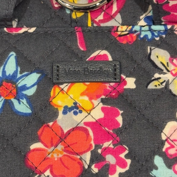 Vera Bradley Hanging Travel Toiletry Bag Makeup Cosmetic Organizer Gray - Picture 10 of 13